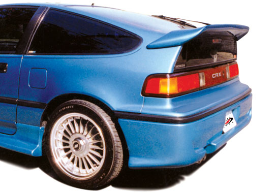 1988-1991 Honda Crx Whaletail W/No Wiper Hole - No Light