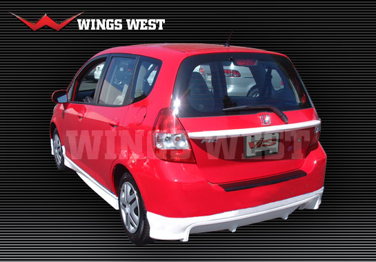 2007-2008 Honda Fit Racing Series Rear Hatch Mid Spoiler