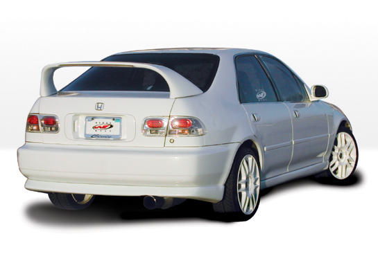 1992-1995 Honda Civic 4Dr Racing Series Left Side Skirt