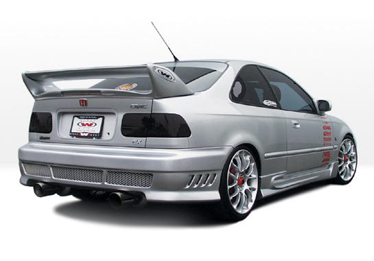 1996-2000 Honda Civic 2Dr/Hb W-Typ Left Side Skirts