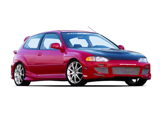 1992-1995 Honda Civic Hb Tuner Type 2 Left Side Skirt