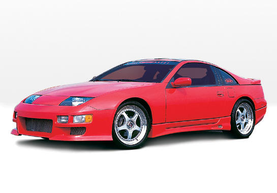 1990-1996 Nissan 300Zx 2+2 W-Typ 4Pc Complete Kit Fiberglass Sid